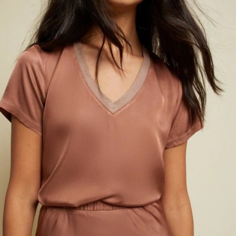 NWT NATION LTD - June Sateen Tee - Pecan